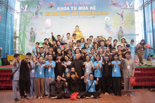 Thái Bình: Bế mạc Khóa tu mùa hè chùa Từ Xuyên – năm 2018