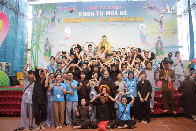 Thái Bình: Bế mạc Khóa tu mùa hè chùa Từ Xuyên – năm 2018
