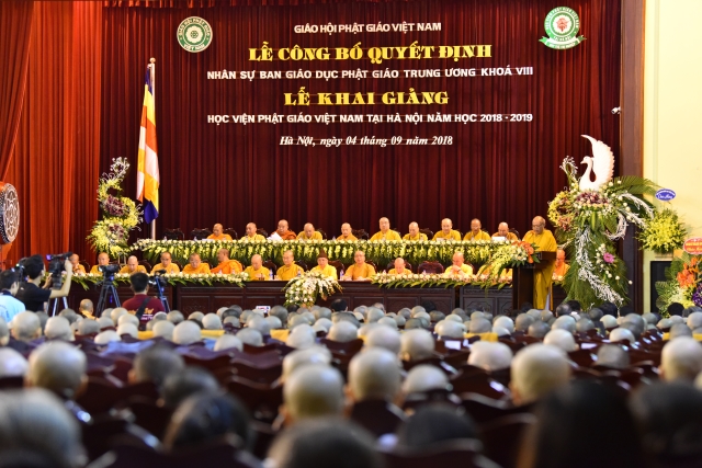 Hà Nội: Ban Giáo dục Phật giáo trung ương ra mắt nhân sự nhiệm kỳ VIII (2018-2022)