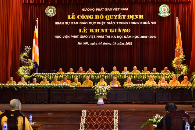 Hà Nội: Ban Giáo dục Phật giáo trung ương ra mắt nhân sự nhiệm kỳ VIII (2018-2022)