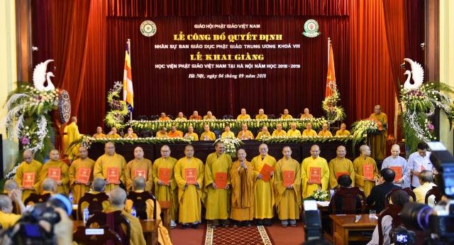 Hà Nội: Ban Giáo dục Phật giáo trung ương ra mắt nhân sự nhiệm kỳ VIII (2018-2022)