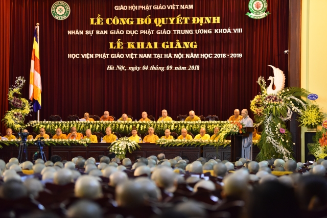 Hà Nội: Ban Giáo dục Phật giáo trung ương ra mắt nhân sự nhiệm kỳ VIII (2018-2022)