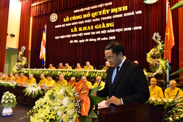 Hà Nội: Ban Giáo dục Phật giáo trung ương ra mắt nhân sự nhiệm kỳ VIII (2018-2022)
