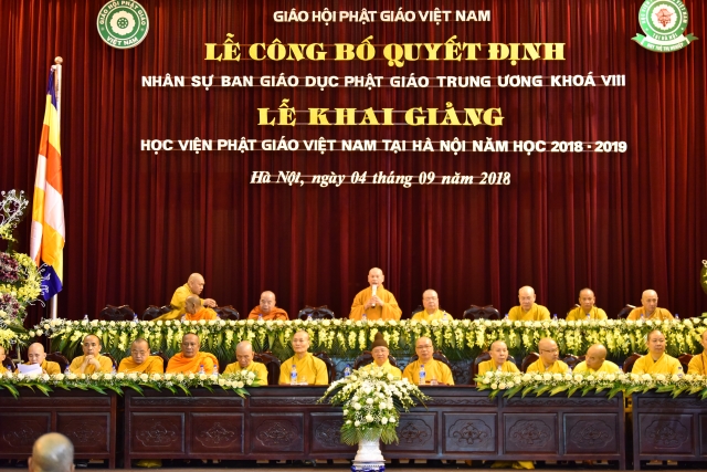 Hà Nội: Ban Giáo dục Phật giáo trung ương ra mắt nhân sự nhiệm kỳ VIII (2018-2022)