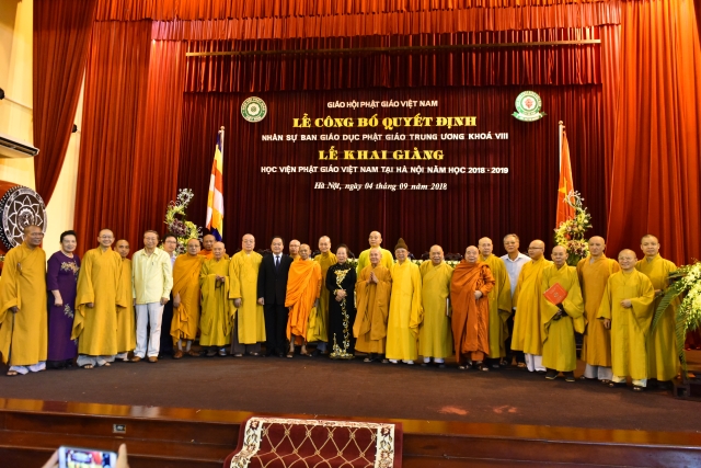 Hà Nội: Ban Giáo dục Phật giáo trung ương ra mắt nhân sự nhiệm kỳ VIII (2018-2022)