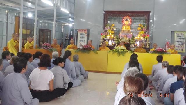 Trang nghiêm lễ Vu lan tại chùa Vĩnh Pháp