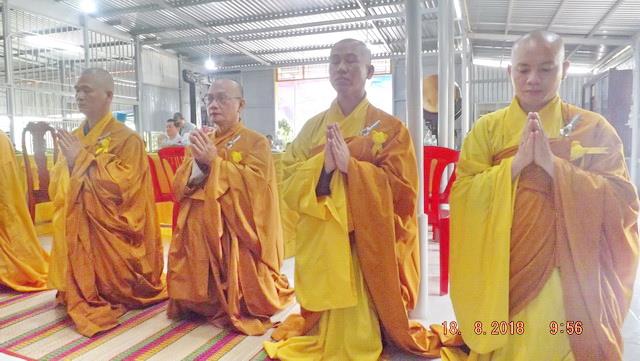 Trang nghiêm lễ Vu lan tại chùa Vĩnh Pháp