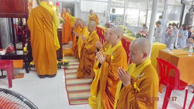 Trang nghiêm lễ Vu lan tại chùa Vĩnh Pháp