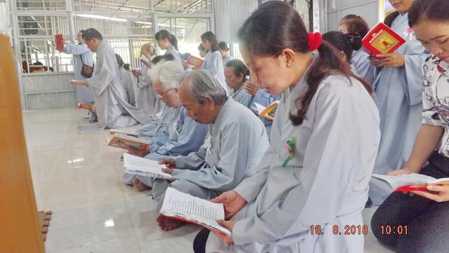 Trang nghiêm lễ Vu lan tại chùa Vĩnh Pháp