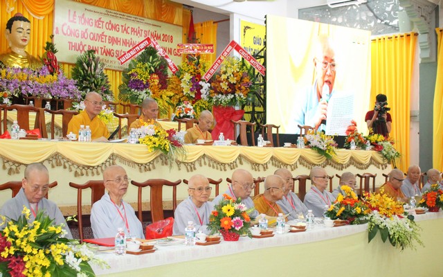 TP.Hồ Chí Minh:Lễ tổng kết công tác Phật sự 2018  Công bố quyết định nhân sự Phân ban Ni giới TƯ - NK VIII