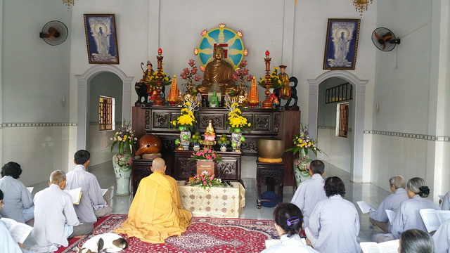 Chùa Trường Thọ tổ chức  khóa tu Bát quan trai.