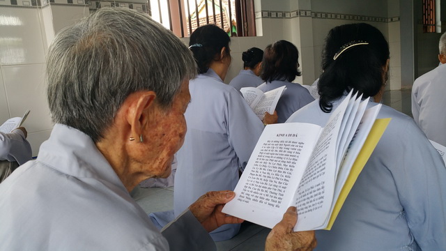 Chùa Trường Thọ tổ chức  khóa tu Bát quan trai.