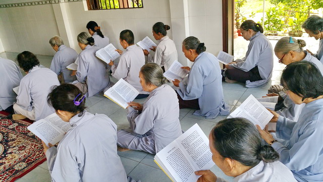 Chùa Trường Thọ tổ chức  khóa tu Bát quan trai.