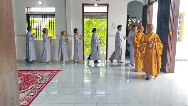 Chùa Trường Thọ tổ chức  khóa tu Bát quan trai.