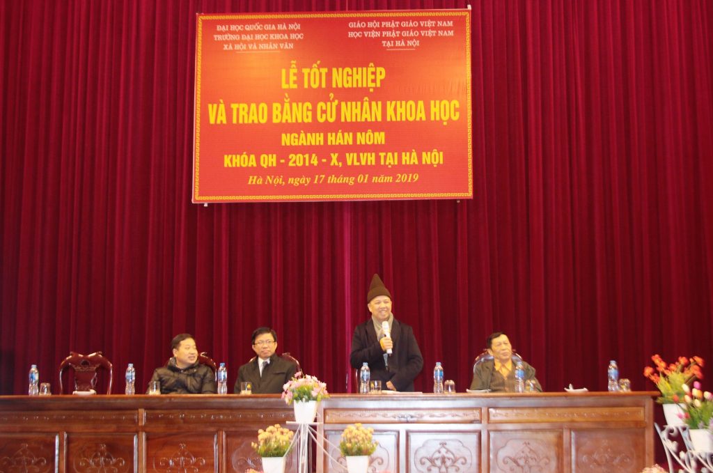 Hà Nội: Lễ tốt nghiệp và Trao Bằng Cử nhân Khoa học ngành Hán Nôm