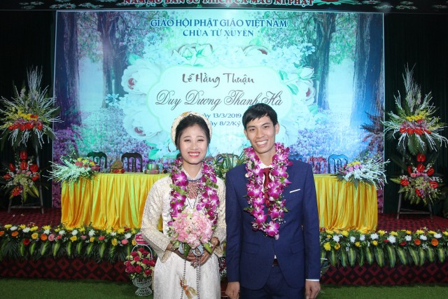Thái Bình: Hai Phật tử hằng thuận tại chùa Từ Xuyên