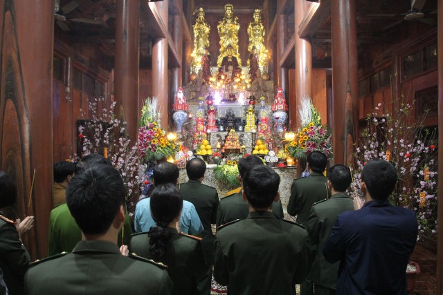 Thái Bình:Không khí đón Tết Kỷ Hợi tại chùa Từ Xuyên