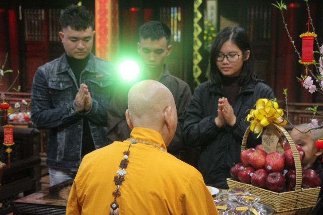 Thái Bình:Không khí đón Tết Kỷ Hợi tại chùa Từ Xuyên