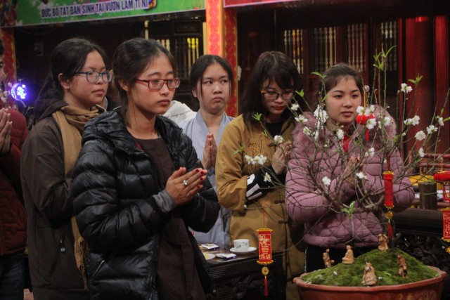 Thái Bình:Không khí đón Tết Kỷ Hợi tại chùa Từ Xuyên