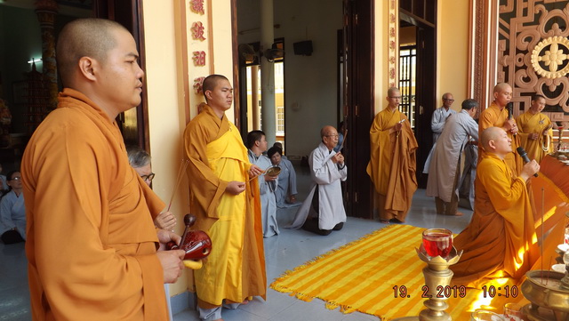 Ninh Hòa: Trang nghiêm lễ cầu an đầu năm tại chùa Đức Hòa