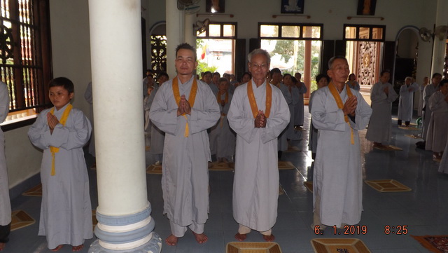 Khánh Hòa: Đạo tràng Bát quan trai chùa Đức Hòa tổng kết cuối năm Mậu Tuất