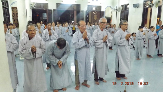 Ninh Hòa: Trang nghiêm lễ cầu an đầu năm tại chùa Đức Hòa