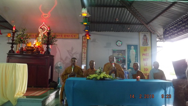 Chùa Linh Sơn Pháp Ấn khai khóa tu niệm Phật đầu năm Kỷ Hợi