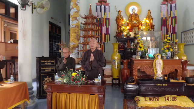 Khánh Hòa: Đạo tràng Bát quan trai chùa Đức Hòa tổng kết cuối năm Mậu Tuất