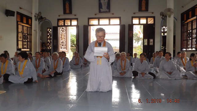 Khánh Hòa: Đạo tràng Bát quan trai chùa Đức Hòa tổng kết cuối năm Mậu Tuất