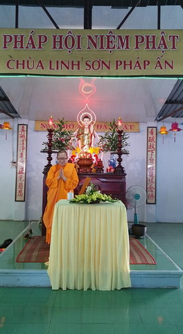 Chùa Linh Sơn Pháp Ấn khai khóa tu niệm Phật đầu năm Kỷ Hợi