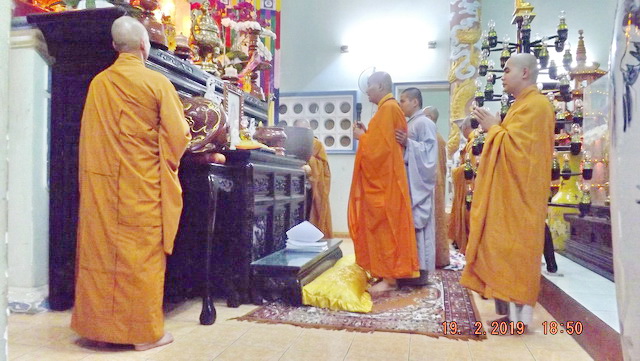 Ninh Hòa: Trang nghiêm lễ cầu an đầu năm tại chùa Đức Hòa