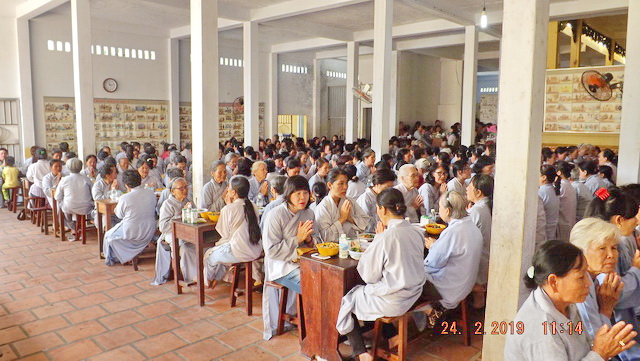 Khóa tu Bát quan trai đầu năm 2019 tại chùa Lộc Thọ