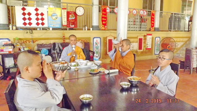 Khóa tu Bát quan trai đầu năm 2019 tại chùa Lộc Thọ