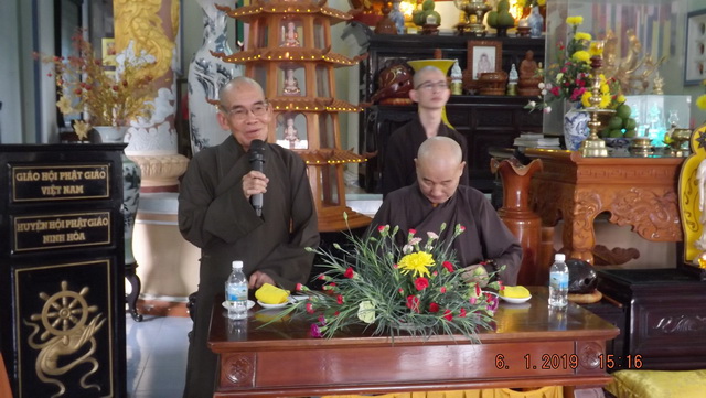 Khánh Hòa: Đạo tràng Bát quan trai chùa Đức Hòa tổng kết cuối năm Mậu Tuất