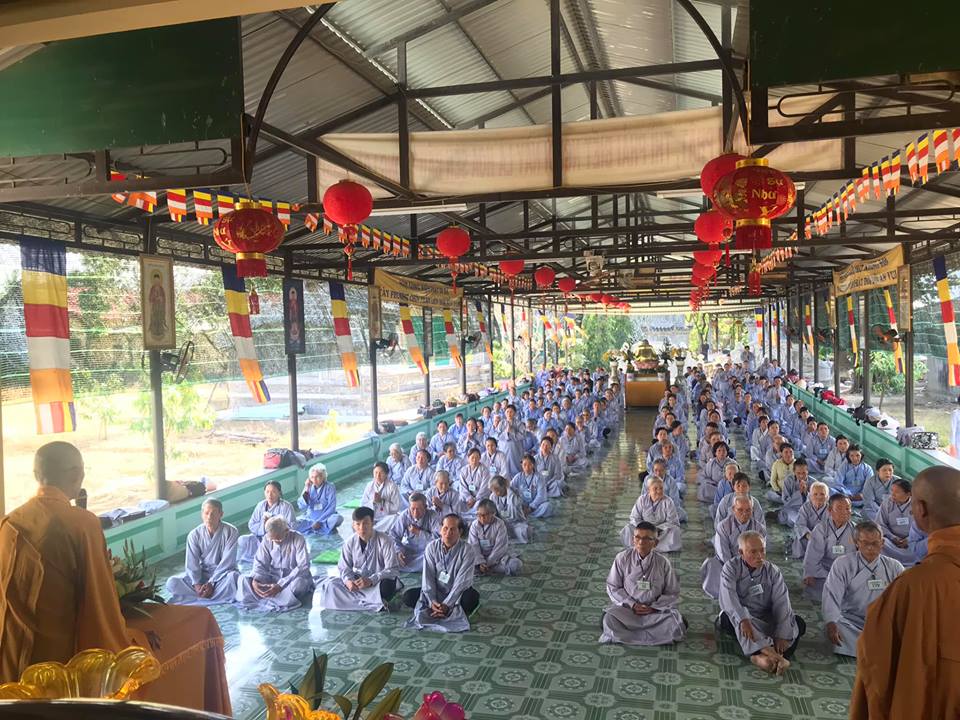 Khánh Hòa: Chùa Sắc tứ Minh Thiện Khai giảng Khóa tu Niệm Phật đầu năm Kỷ Hợi
