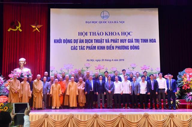 Phó Thủ tướng Chính phủ Vũ Đức Đam tham dự và phát biểu tại Hội thảo “Dự án kinh điển phương Đông”