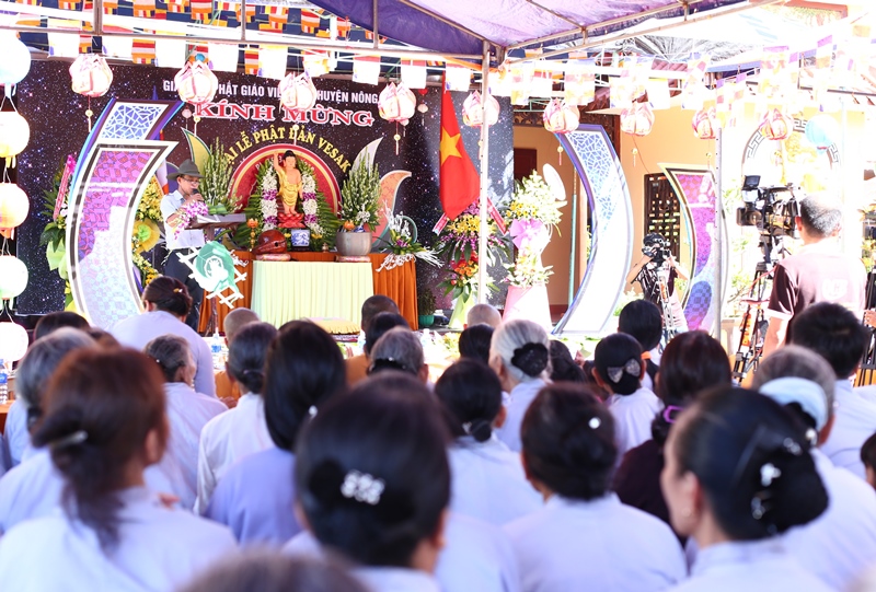 Nông Sơn: Phật giáo huyện miền núi tổ chức Đại lễ Phật đản PL.2563 tại chùa Kim Sơn
