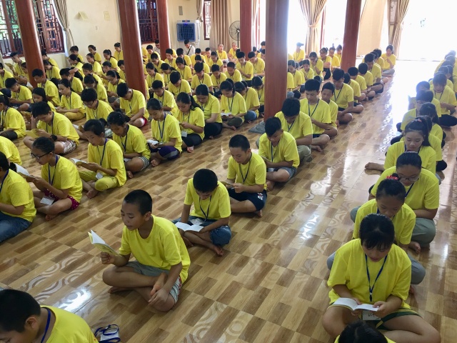 Thái Bình: Chùa Khánh Sơn tổ chức khóa tu mùa hè
