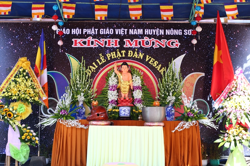 Nông Sơn: Phật giáo huyện miền núi tổ chức Đại lễ Phật đản PL.2563 tại chùa Kim Sơn