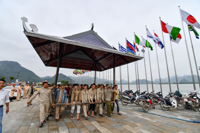 Gấp rút chuẩn bị cho buổi khai mạc Đại lễ Vesak LHQ 2019