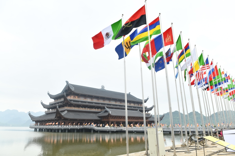 Gấp rút chuẩn bị cho buổi khai mạc Đại lễ Vesak LHQ 2019