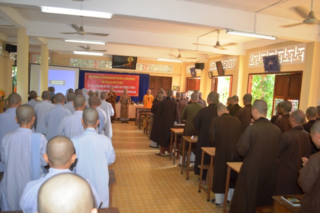 Khánh Hòa:  Viện Nghiên cứu Phật học quốc tế IBSC Thái Lan tổ chức Kỳ thi tuyển sinh và trao học bổng cho Tăng Ni sinh trường Trung Cấp Phật học Khánh Hòa