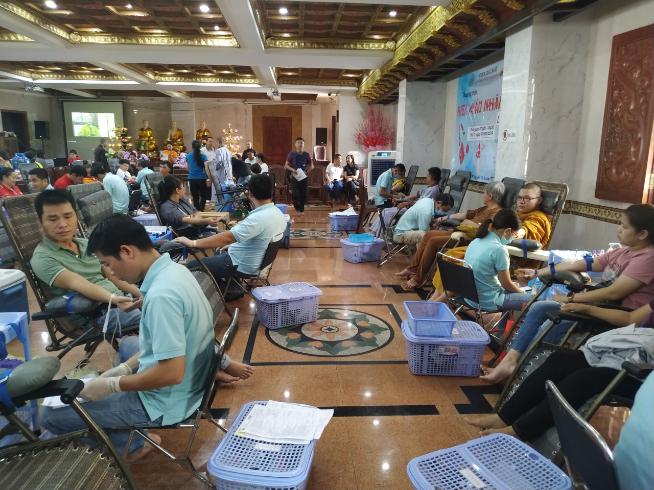 Chùa Giác Ngộ: 590 người tham gia Hiến máu nhân đạo