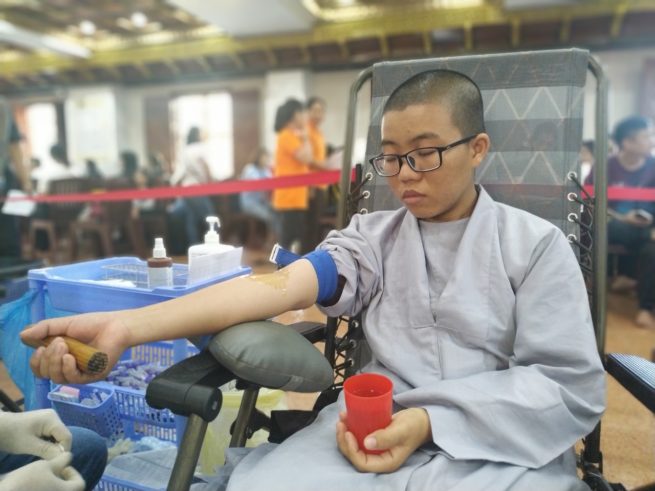 Chùa Giác Ngộ: 590 người tham gia Hiến máu nhân đạo
