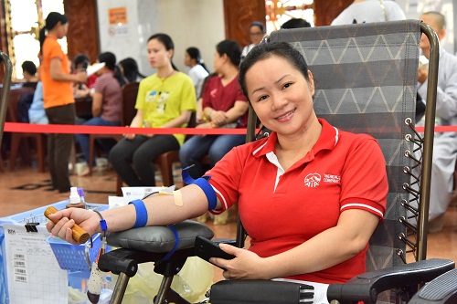 Chùa Giác Ngộ: 590 người tham gia Hiến máu nhân đạo