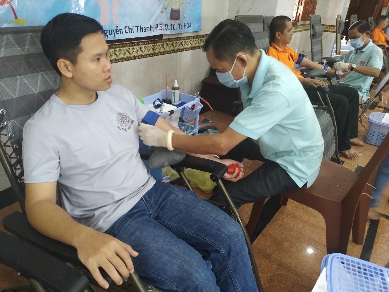 Chùa Giác Ngộ: 590 người tham gia Hiến máu nhân đạo