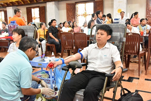Chùa Giác Ngộ: 590 người tham gia Hiến máu nhân đạo