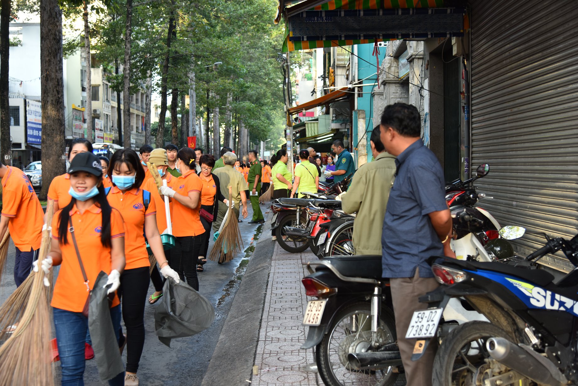 Quỹ Đạo Phật Ngày Nay - Chùa Giác Ngộ  Đồng Hành Cùng Địa Phương Bảo Vệ Môi Trường