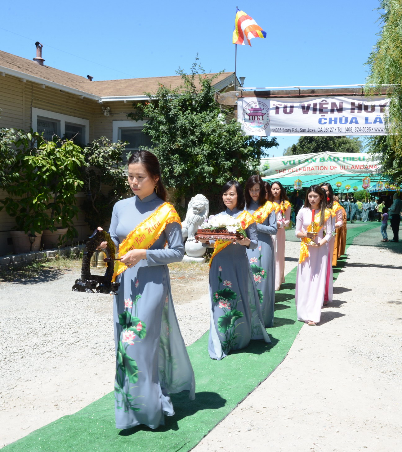 Lễ Vu Lan Báo Hiếu Pl. 2563  Tại Tu Viện Huyền Không, San Jose (Hoa Kỳ)