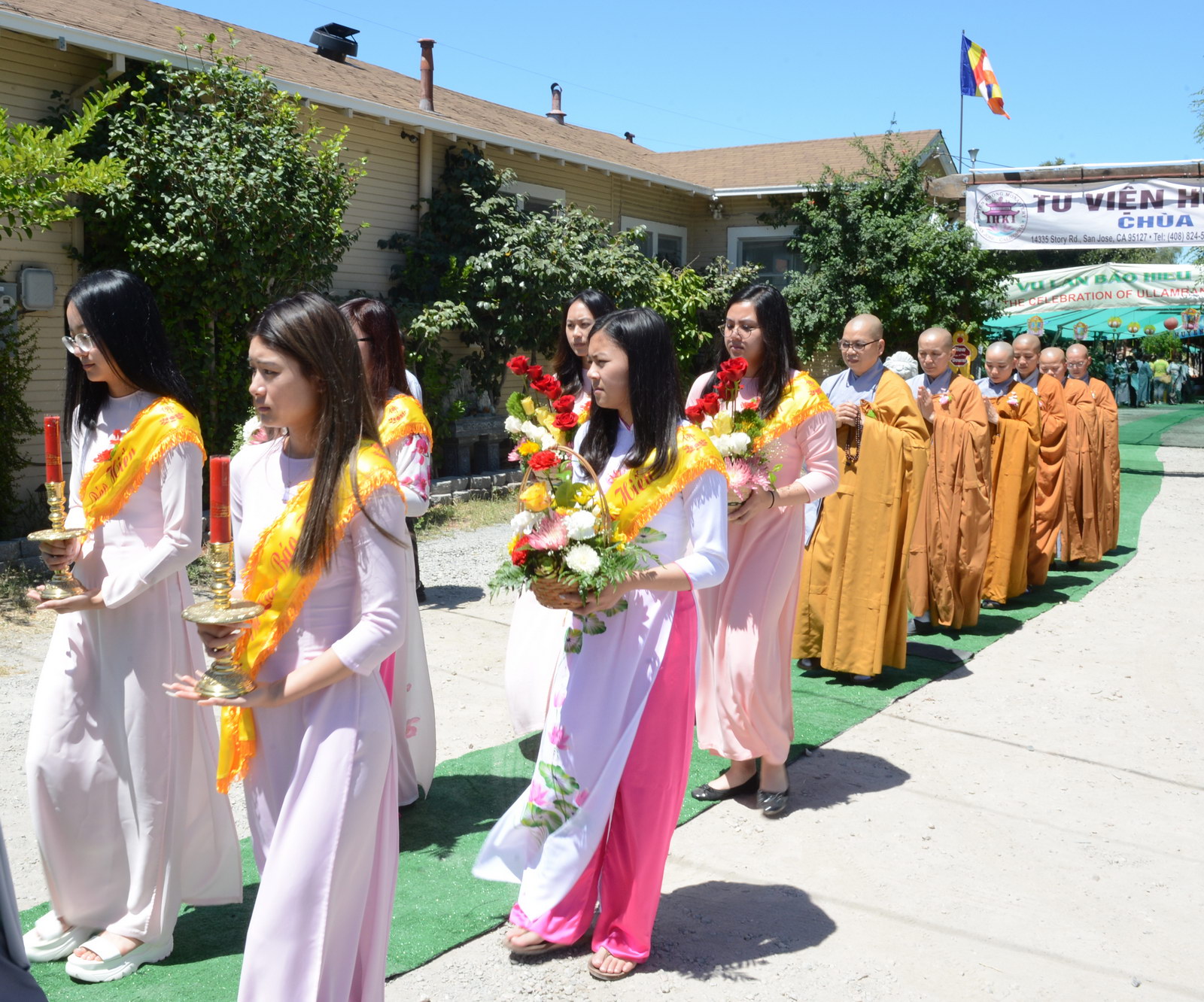 Lễ Vu Lan Báo Hiếu Pl. 2563  Tại Tu Viện Huyền Không, San Jose (Hoa Kỳ)
